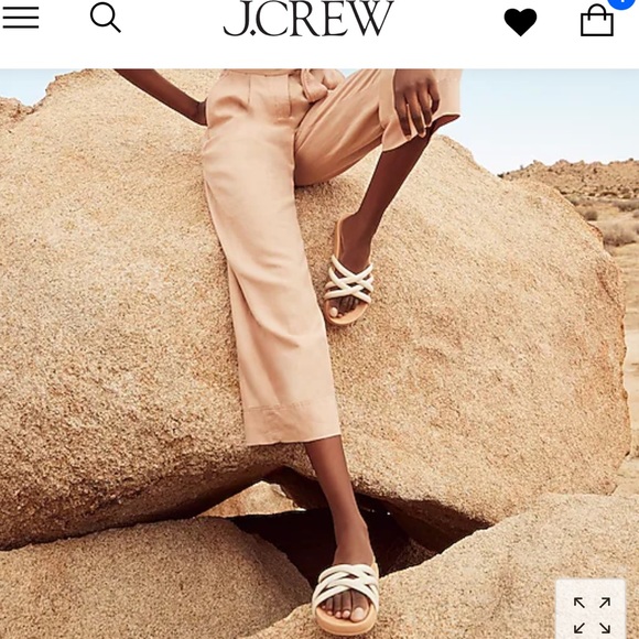 J. Crew Shoes - J CREW NIB Leather Padded Strap Sandal